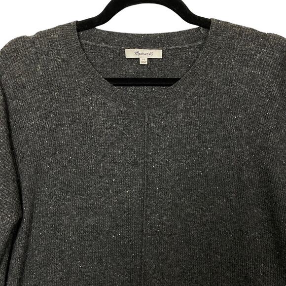 Madewell Donegal Northroad Gray Long Sleeve Pullover Sweater Size Extra Small - Picture 7 of 9